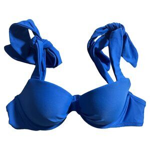 Aerie Bikini Top Royal Blue Size 34B